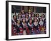 Tip-Top Miao Girls in Traditional Costume, China-Keren Su-Framed Photographic Print