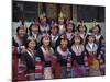 Tip-Top Miao Girls in Traditional Costume, China-Keren Su-Mounted Photographic Print