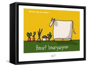Tipe taupe - Bœuf bourguignon-Sylvain Bichicchi-Framed Stretched Canvas