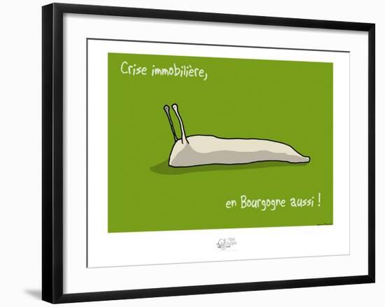 Tipe taupe - Crise immobilière en Bourgogne-Sylvain Bichicchi-Framed Art Print