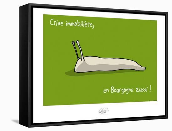 Tipe taupe - Crise immobilière en Bourgogne-Sylvain Bichicchi-Framed Stretched Canvas