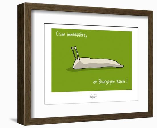 Tipe taupe - Crise immobilière en Bourgogne-Sylvain Bichicchi-Framed Art Print