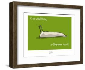 Tipe taupe - Crise immobilière en Bourgogne-Sylvain Bichicchi-Framed Art Print