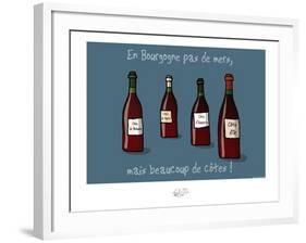 Tipe taupe - En Bourgogne, pas de mers-Sylvain Bichicchi-Framed Art Print