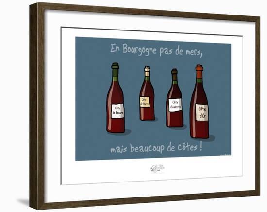 Tipe taupe - En Bourgogne, pas de mers-Sylvain Bichicchi-Framed Art Print