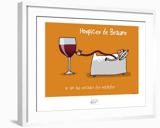 Tipe taupe - Hospice de Beaune-Sylvain Bichicchi-Framed Art Print