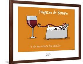 Tipe taupe - Hospice de Beaune-Sylvain Bichicchi-Framed Art Print