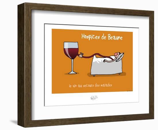 Tipe taupe - Hospice de Beaune-Sylvain Bichicchi-Framed Art Print