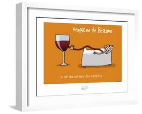 Tipe taupe - Hospice de Beaune-Sylvain Bichicchi-Framed Art Print