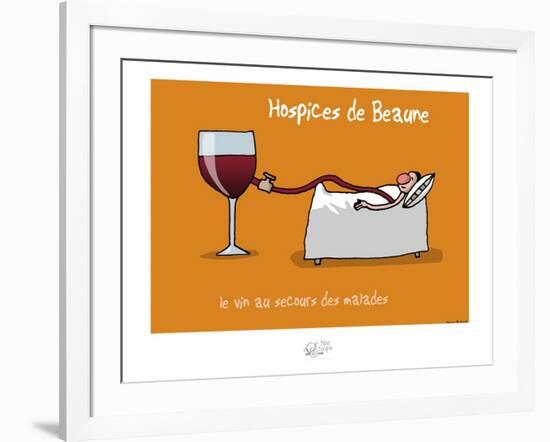 Tipe taupe - Hospice de Beaune-Sylvain Bichicchi-Framed Art Print