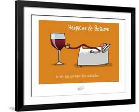 Tipe taupe - Hospice de Beaune-Sylvain Bichicchi-Framed Art Print