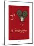 Tipe taupe - J'aime la Bourgogne (2)-Sylvain Bichicchi-Mounted Art Print