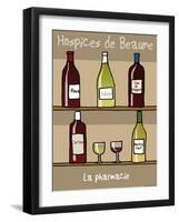 Tipe taupe - Pharmacie des Hospices de Beaune-Sylvain Bichicchi-Framed Art Print