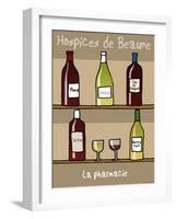 Tipe taupe - Pharmacie des Hospices de Beaune-Sylvain Bichicchi-Framed Art Print