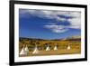 Tipis with Yellow Mountain, St. Mary, Montana, USA-Chuck Haney-Framed Premium Photographic Print