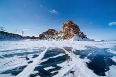Landscape of Lake Baikal in Winter-Tiplyashin Anatoly-Photographic Print