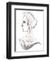 Tippi Hedren - caricature of American actress, born 1935-Neale Osborne-Framed Giclee Print