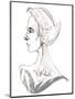 Tippi Hedren - caricature of American actress, born 1935-Neale Osborne-Mounted Giclee Print