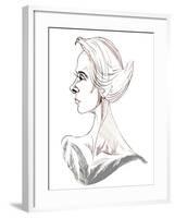 Tippi Hedren - caricature of American actress, born 1935-Neale Osborne-Framed Giclee Print