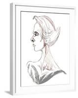 Tippi Hedren - caricature of American actress, born 1935-Neale Osborne-Framed Giclee Print