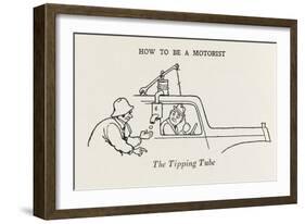 Tipping Tube-William Heath Robinson-Framed Art Print