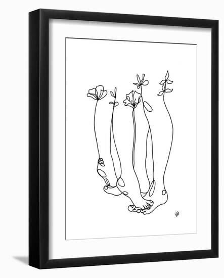 Tippy Toes-Hanna Lee Tidd-Framed Photographic Print