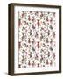 Tipsy Reindeer Party Repeat-Cyndi Lou-Framed Giclee Print