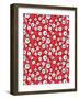 Tipsy Reindeer Wine Bubbles Repeat-Cyndi Lou-Framed Giclee Print