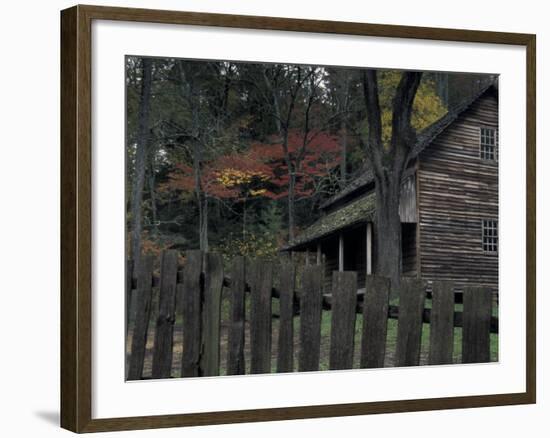 Tipton Place, Cades Cove, Great Smoky Mountains National Park, Tennessee, USA-Joanne Wells-Framed Photographic Print