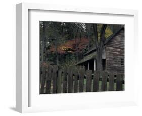 Tipton Place, Cades Cove, Great Smoky Mountains National Park, Tennessee, USA-Joanne Wells-Framed Photographic Print