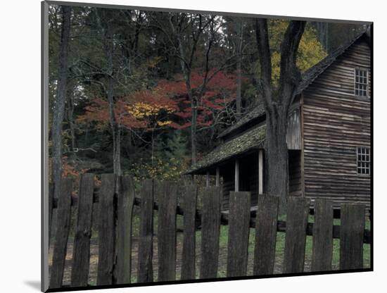 Tipton Place, Cades Cove, Great Smoky Mountains National Park, Tennessee, USA-Joanne Wells-Mounted Photographic Print