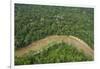 Tiputini River and Rainforest, Yasuni NP, Amazon Rainforest, Ecuador-Pete Oxford-Framed Photographic Print