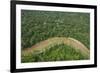 Tiputini River and Rainforest, Yasuni NP, Amazon Rainforest, Ecuador-Pete Oxford-Framed Photographic Print