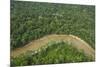 Tiputini River and Rainforest, Yasuni NP, Amazon Rainforest, Ecuador-Pete Oxford-Mounted Photographic Print