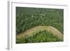 Tiputini River and Rainforest, Yasuni NP, Amazon Rainforest, Ecuador-Pete Oxford-Framed Photographic Print