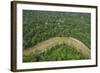 Tiputini River and Rainforest, Yasuni NP, Amazon Rainforest, Ecuador-Pete Oxford-Framed Photographic Print