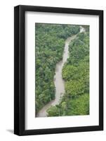 Tiputini River and Rainforest, Yasuni NP, Amazon Rainforest, Ecuador-Pete Oxford-Framed Photographic Print