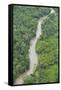 Tiputini River and Rainforest, Yasuni NP, Amazon Rainforest, Ecuador-Pete Oxford-Framed Stretched Canvas