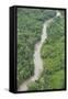 Tiputini River and Rainforest, Yasuni NP, Amazon Rainforest, Ecuador-Pete Oxford-Framed Stretched Canvas