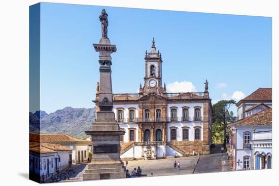 Tiradentes Plaza and Da Inconfidencia Museum-Gabrielle and Michel Therin-Weise-Stretched Canvas