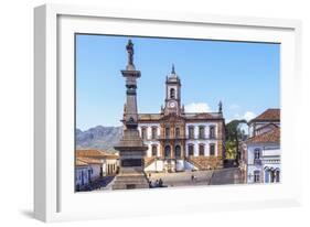 Tiradentes Plaza and Da Inconfidencia Museum-Gabrielle and Michel Therin-Weise-Framed Photographic Print