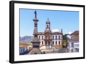 Tiradentes Plaza and Da Inconfidencia Museum-Gabrielle and Michel Therin-Weise-Framed Photographic Print