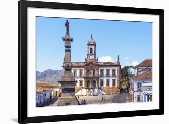 Tiradentes Plaza and Da Inconfidencia Museum-Gabrielle and Michel Therin-Weise-Framed Photographic Print