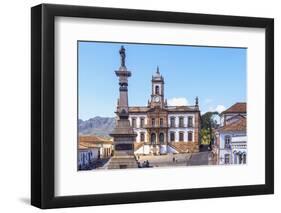 Tiradentes Plaza and Da Inconfidencia Museum-Gabrielle and Michel Therin-Weise-Framed Photographic Print