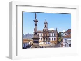 Tiradentes Plaza and Da Inconfidencia Museum-Gabrielle and Michel Therin-Weise-Framed Photographic Print