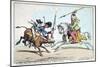 Tirailleur Francais Et Chevau Leger De L'Armee Du Pacha De Rhodes-James Gillray-Mounted Giclee Print