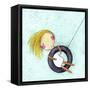 Tire Swing-Carla Sonheim-Framed Stretched Canvas