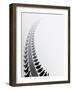 Tire Track Background-place4design-Framed Art Print