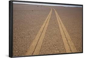 Tire Tracks on the Skeleton Coast-Paul Souders-Framed Photographic Print