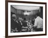 Tired Businessmen on the Way Home, Stop at Gobbler Bar on Madison Avenue-null-Framed Photographic Print